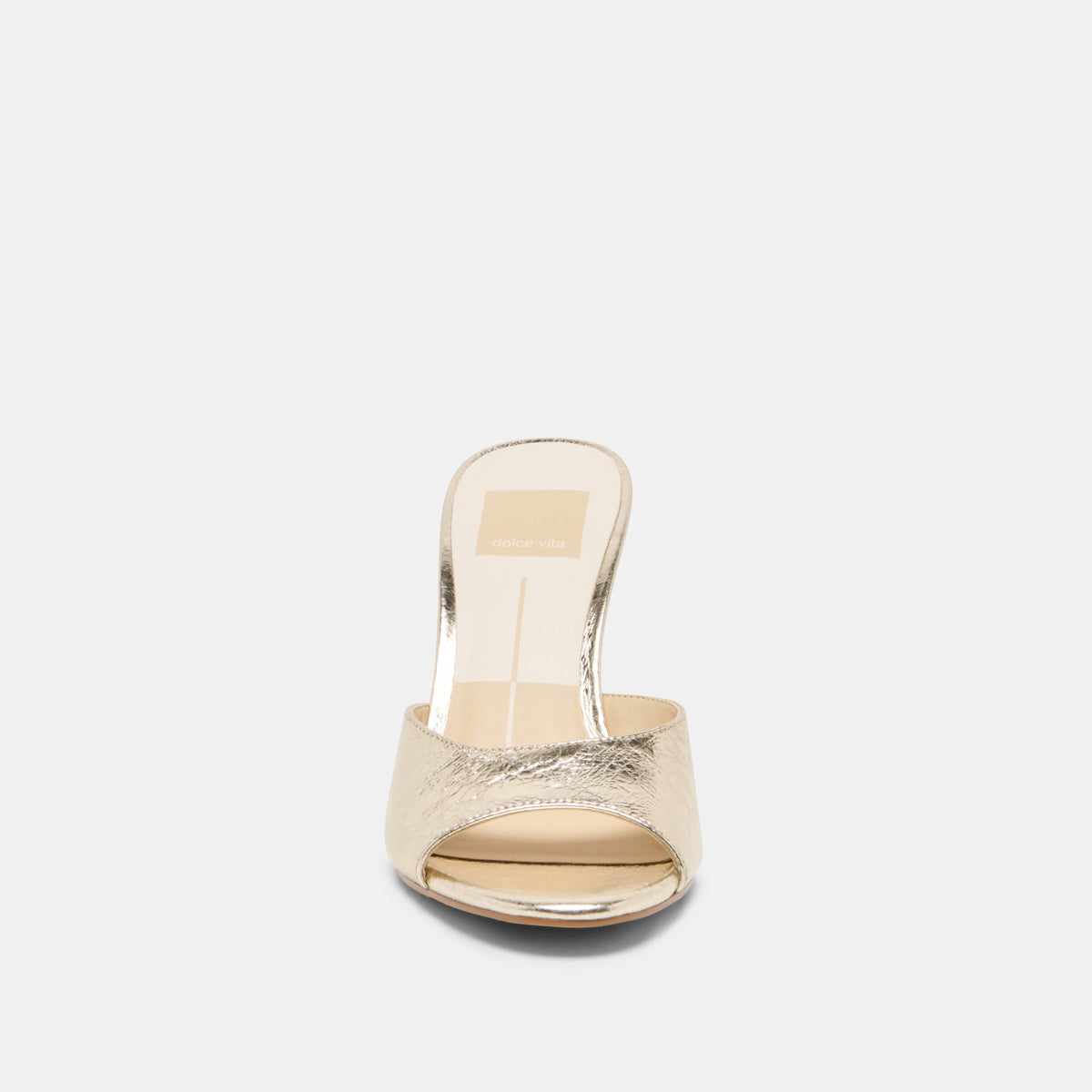 Rosha Platinum Distressed Leather Heels | Dolce Vita