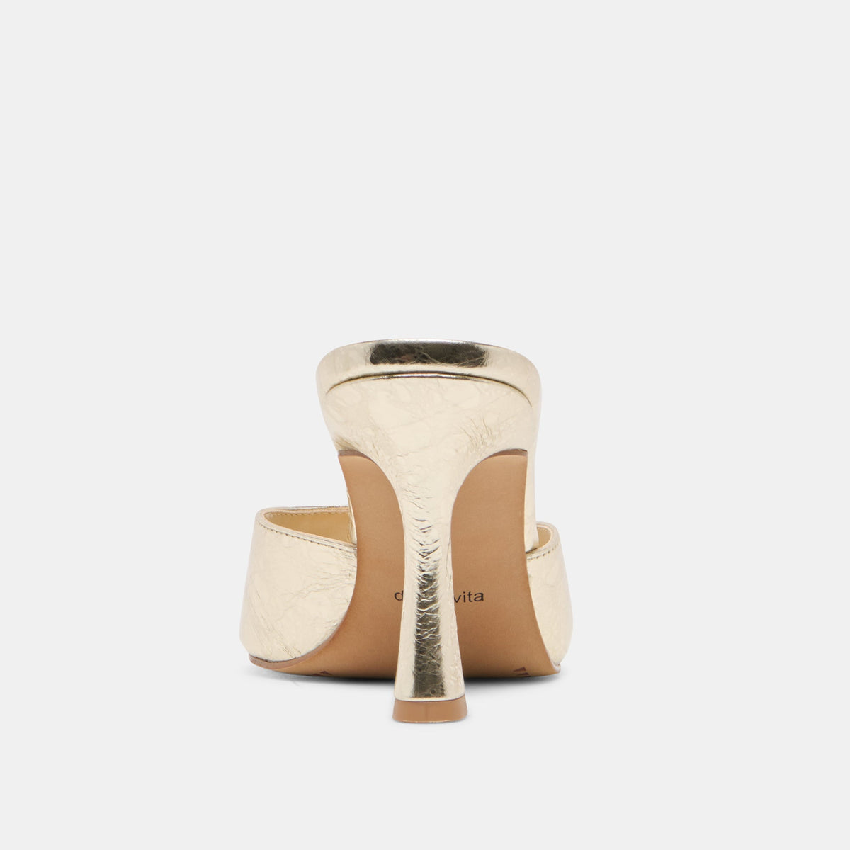Rosha Platinum Distressed Leather Heels | Dolce Vita