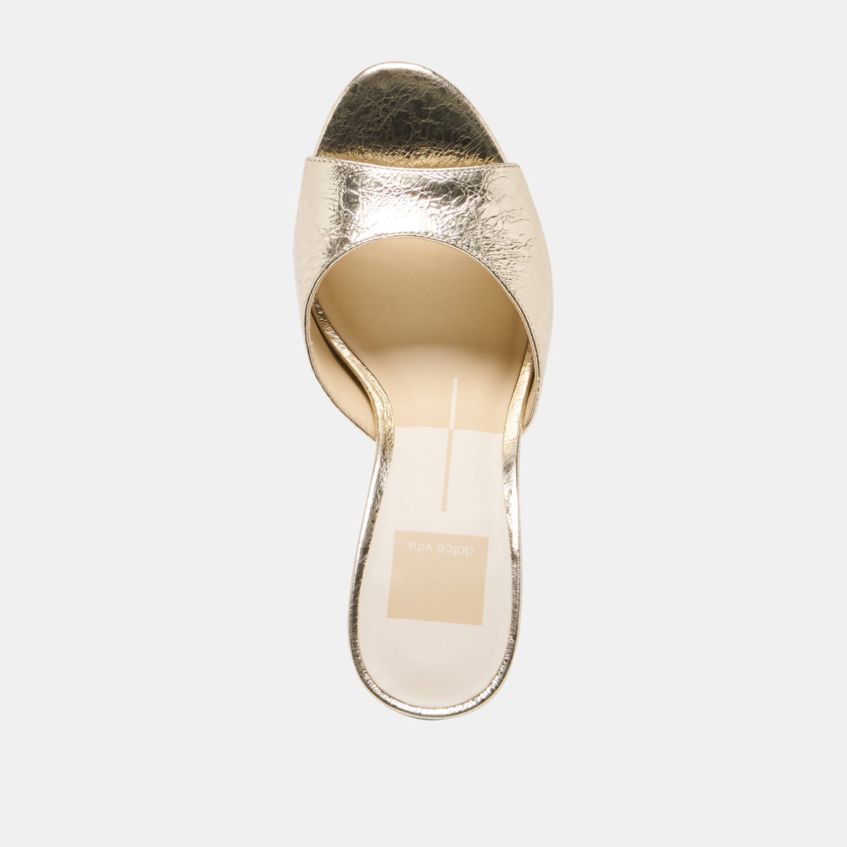 Rosha Platinum Distressed Leather Heels | Dolce Vita