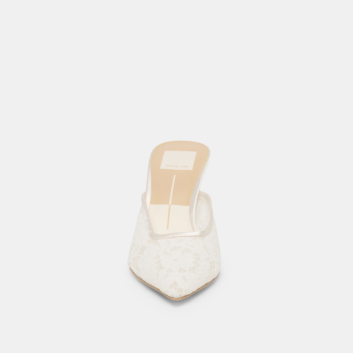 Cleo High True White Lace Heels | Dolce Vita