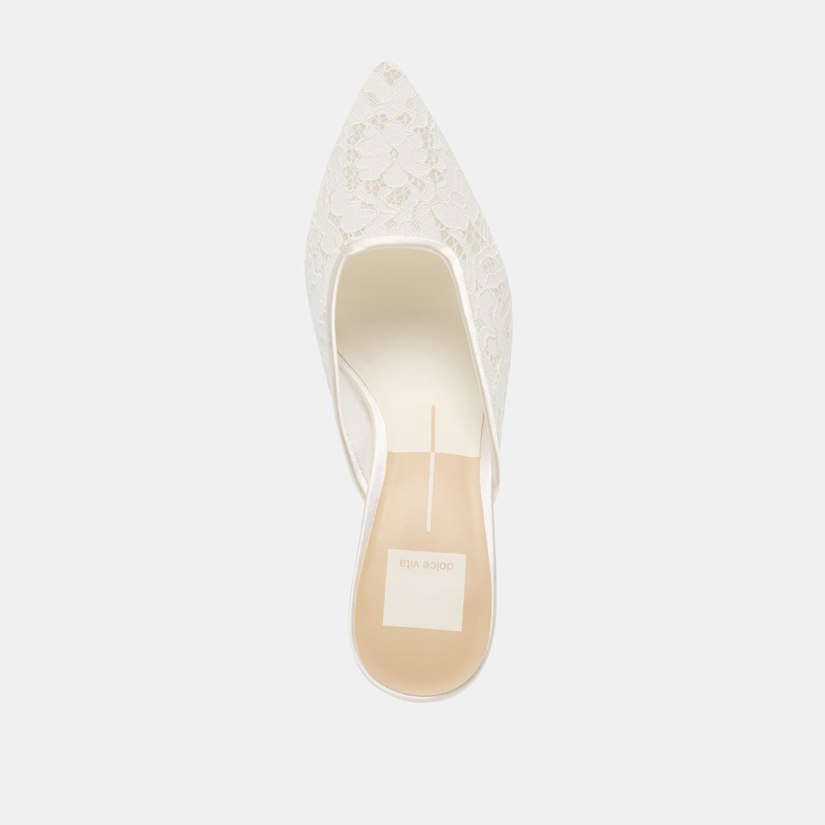 Cleo High True White Lace Heels | Dolce Vita