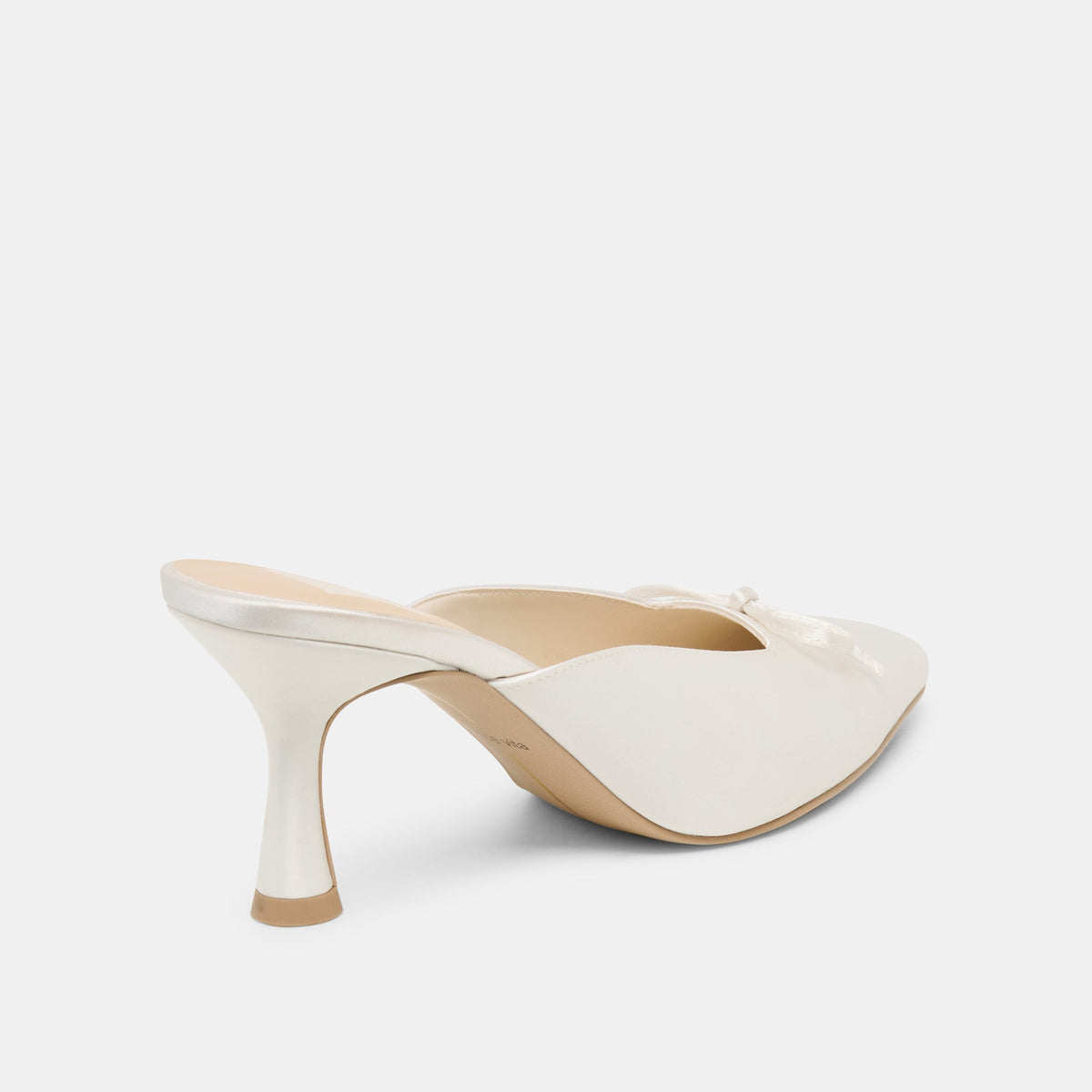 Cleo High Off White Satin Heels | Dolce Vita
