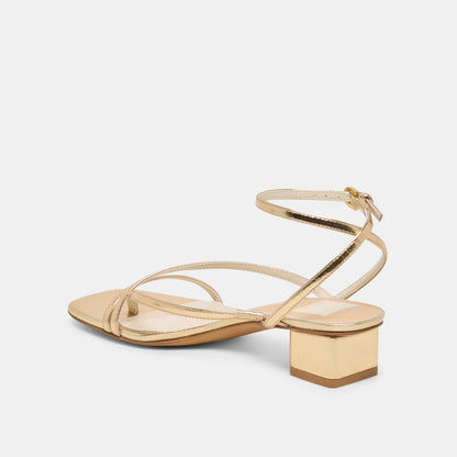 KARLOS SANDALS GOLD METALLIC STELLA
 – Dolce Vita | Dolce Vita