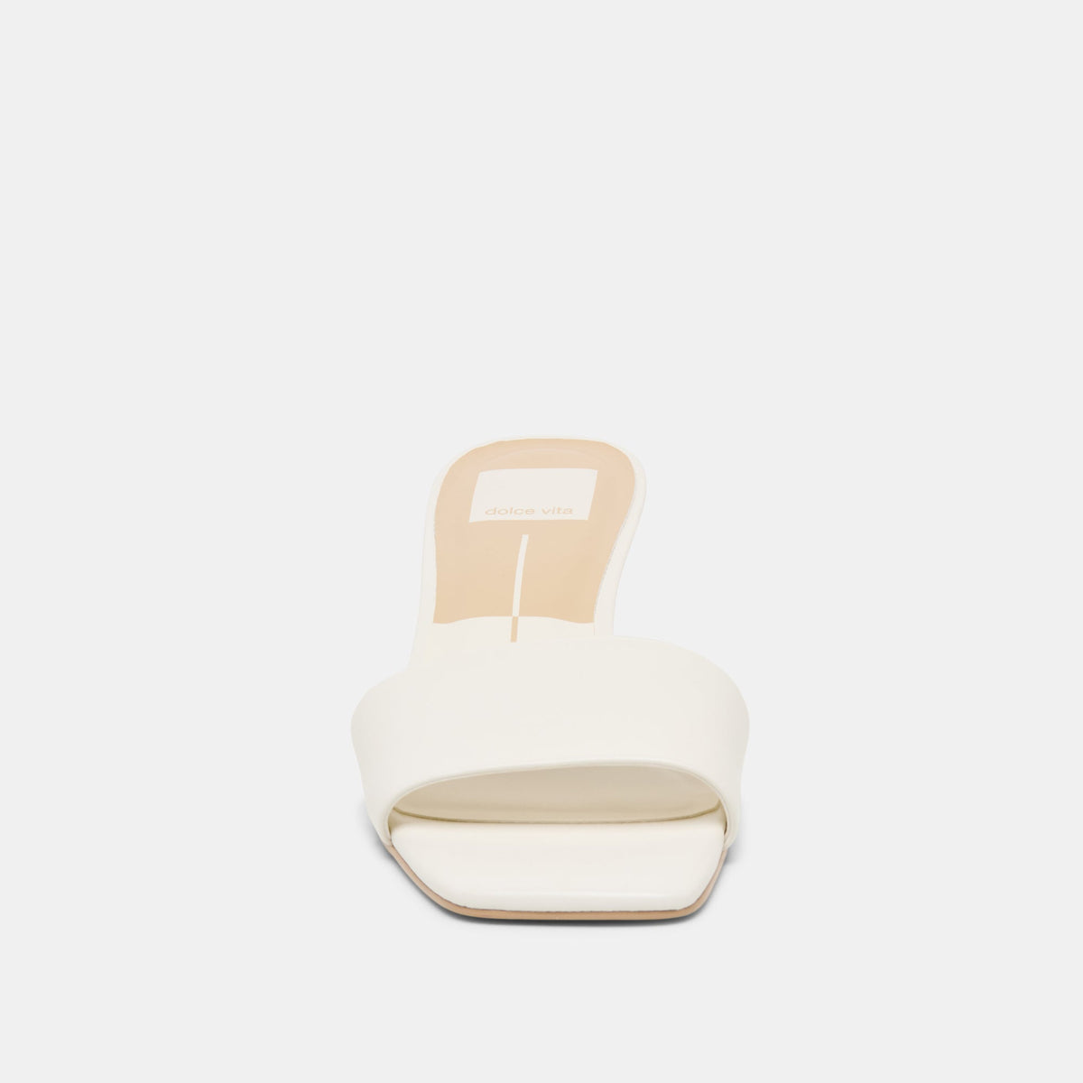Rexa True White Leather Heels | Dolce Vita