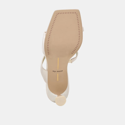 Icelyn Ivory Satin Heels | Dolce Vita