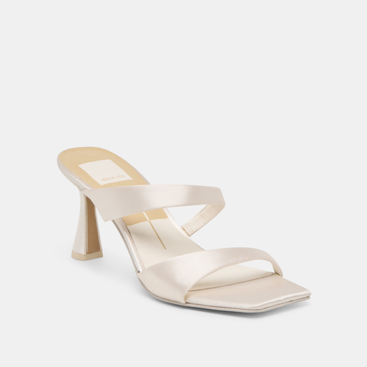 Icelyn Ivory Satin Heels | Dolce Vita