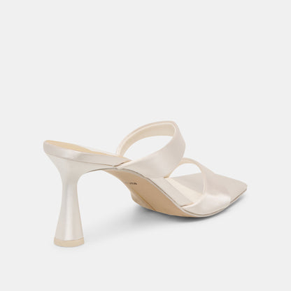 Icelyn Ivory Satin Heels | Dolce Vita