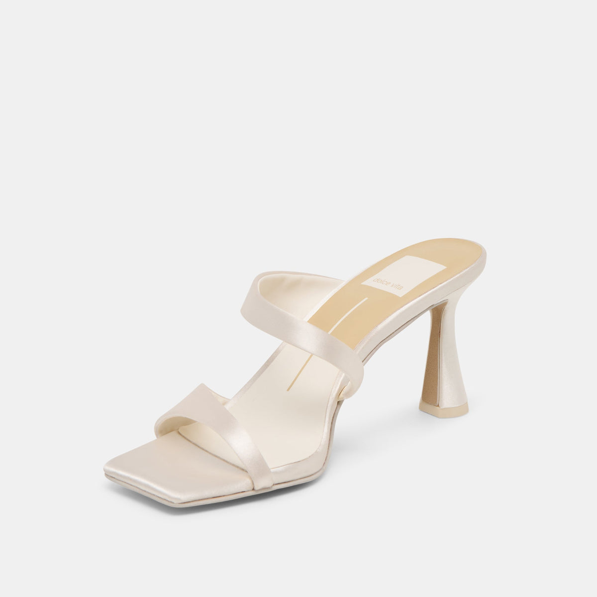 Icelyn Ivory Satin Heels | Dolce Vita