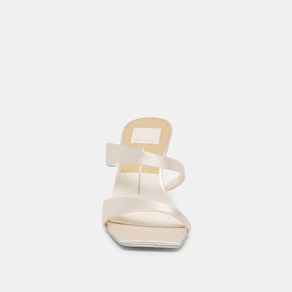 Icelyn Ivory Satin Heels | Dolce Vita