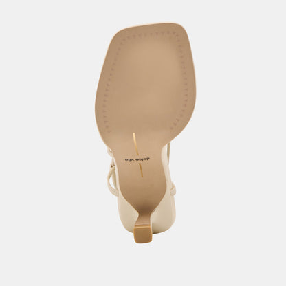 Mylee Creme Leather Heels | Dolce Vita