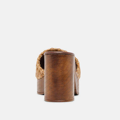 Celest Natural Raffia Heels | Dolce Vita