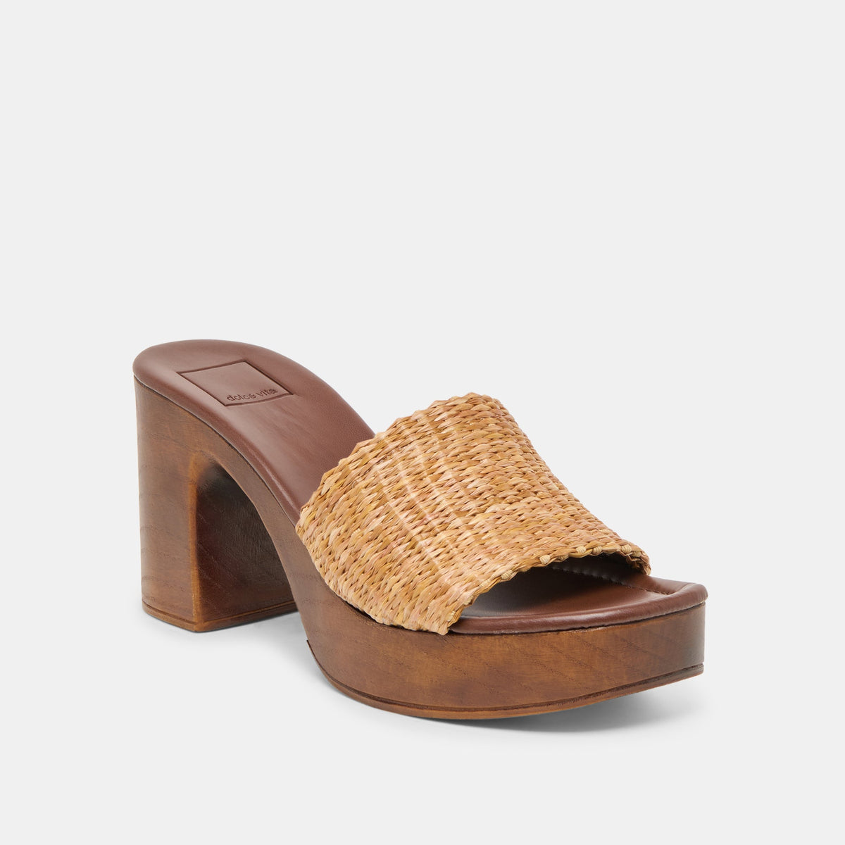 Celest Natural Raffia Heels | Dolce Vita