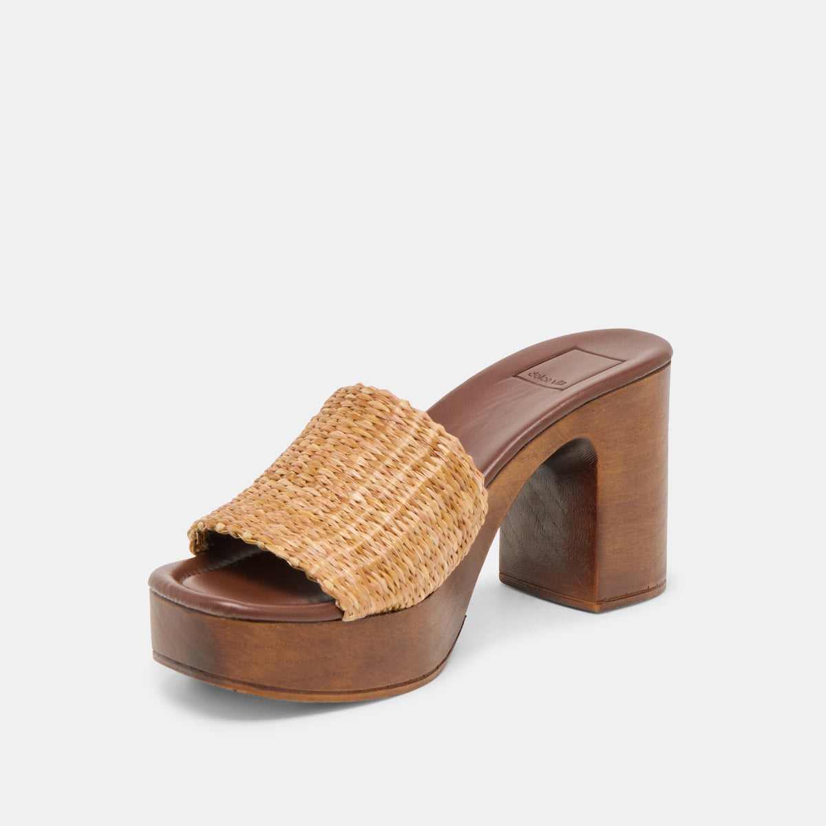 Celest Natural Raffia Heels | Dolce Vita