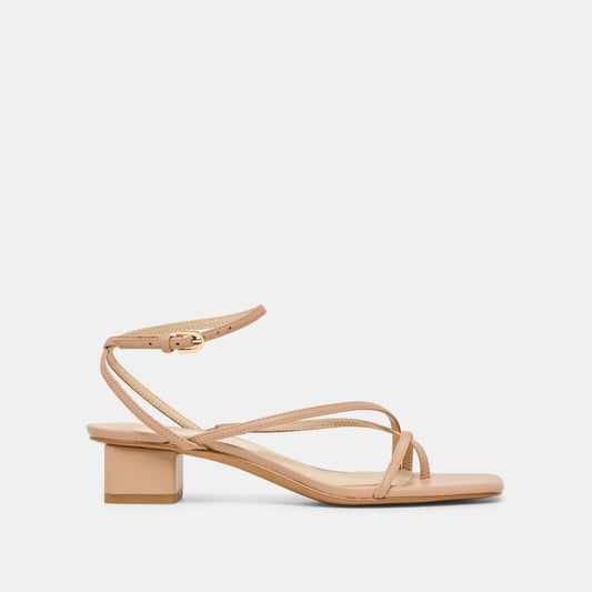 Karlos Wide Lt Tan Leather Sandals | Dolce Vita