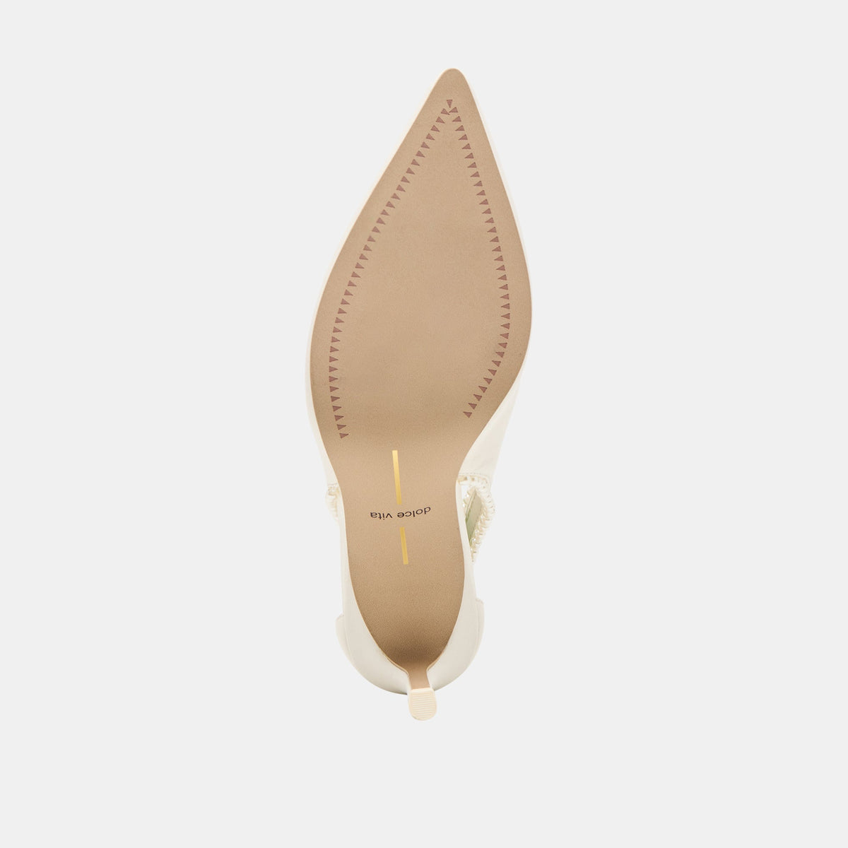 Kelson Pearl True White Leather Heels | Dolce Vita
