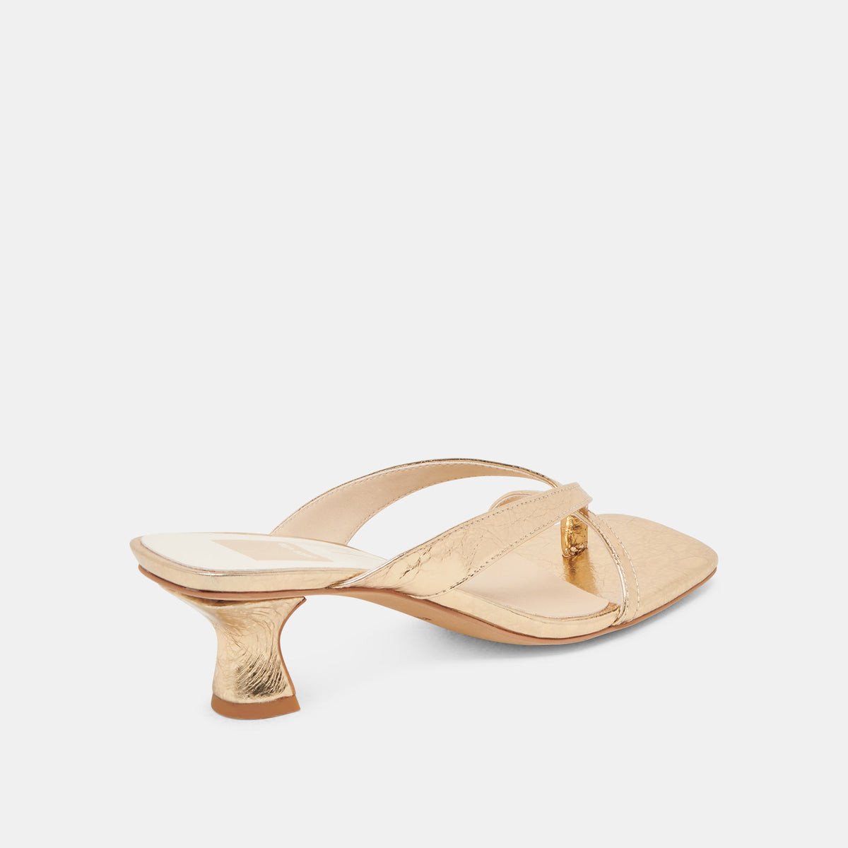 BREVEL HEELS GOLD DISTRESSED LEATHER
 – Dolce Vita | Dolce Vita