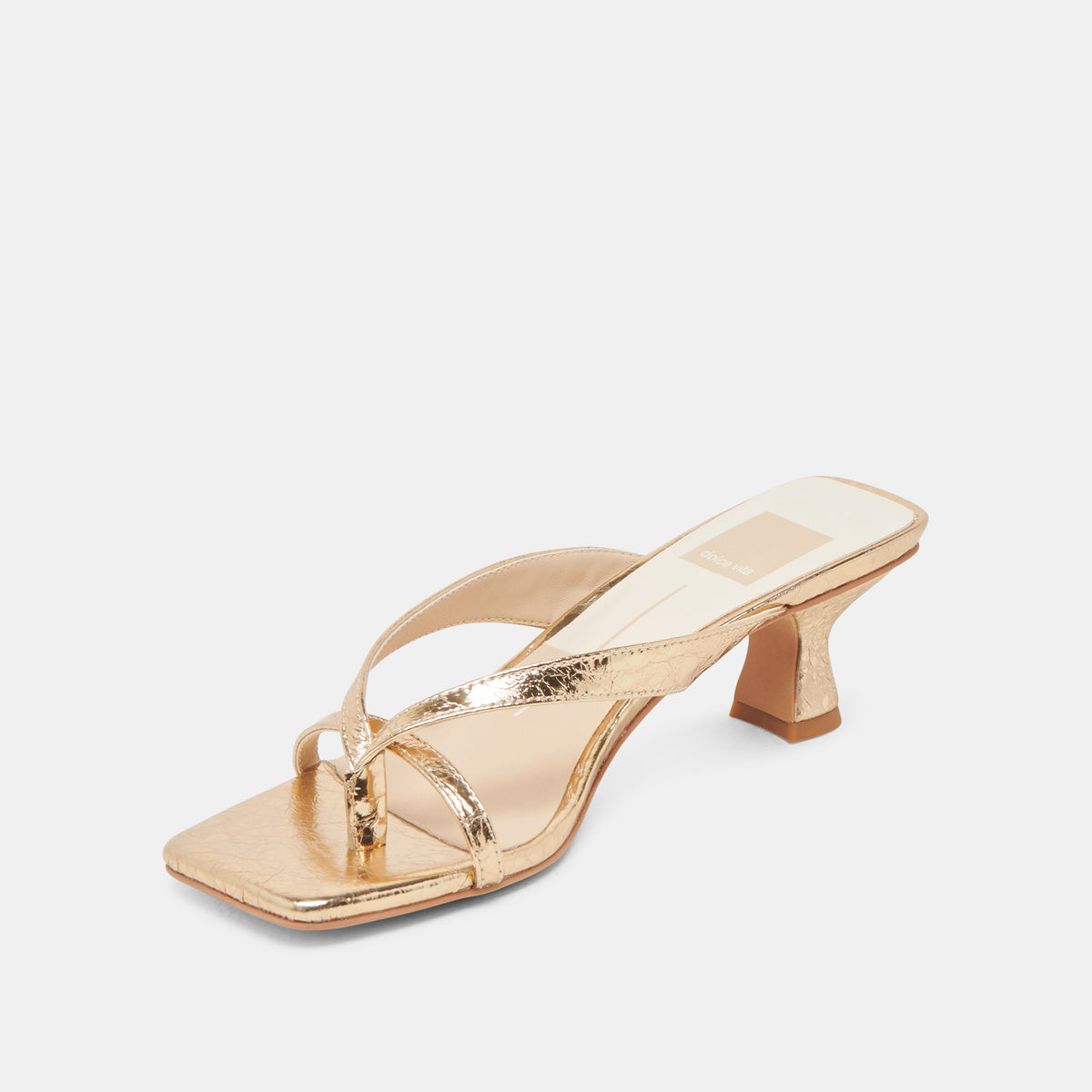 BREVEL HEELS GOLD DISTRESSED LEATHER
 – Dolce Vita | Dolce Vita