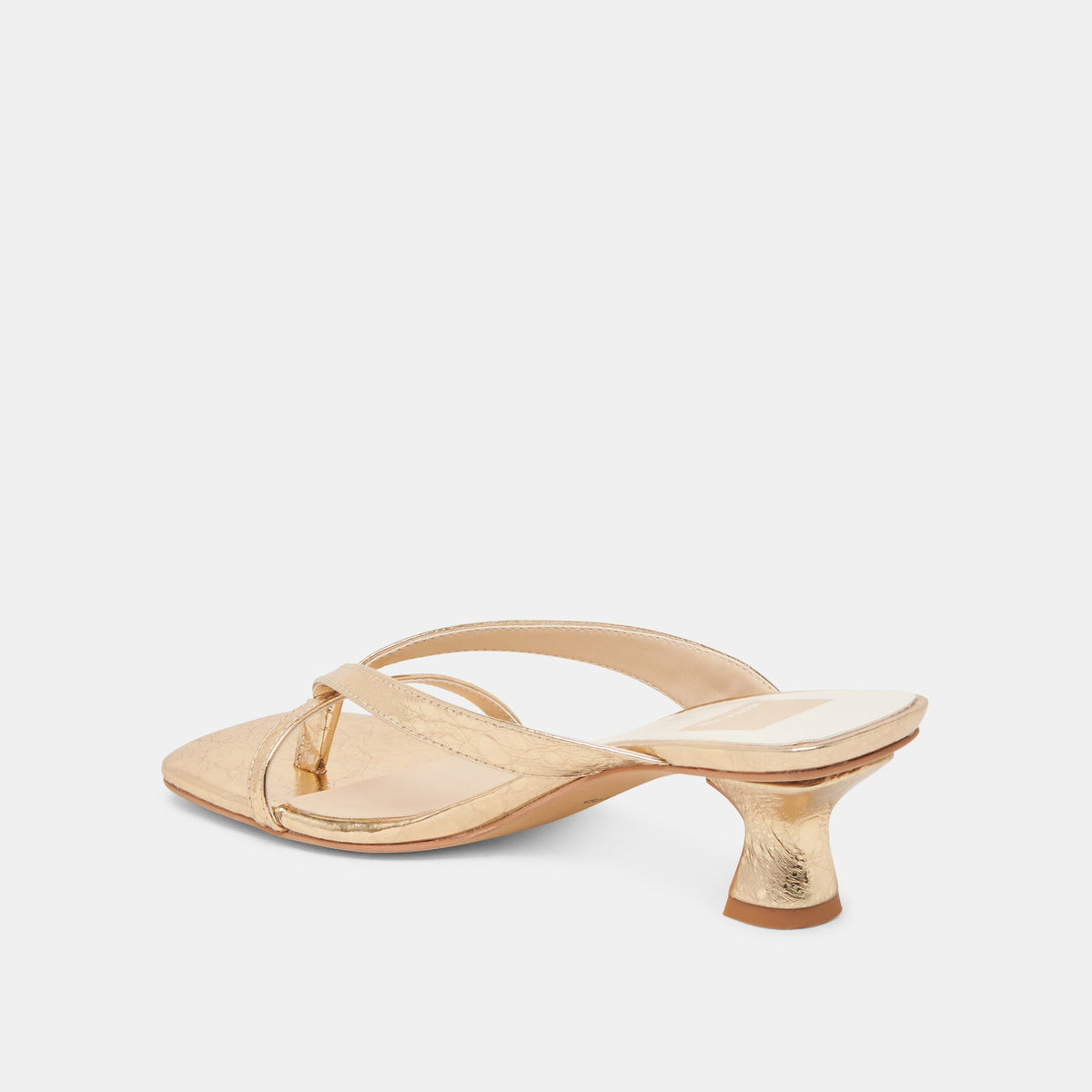 BREVEL HEELS GOLD DISTRESSED LEATHER
 – Dolce Vita | Dolce Vita