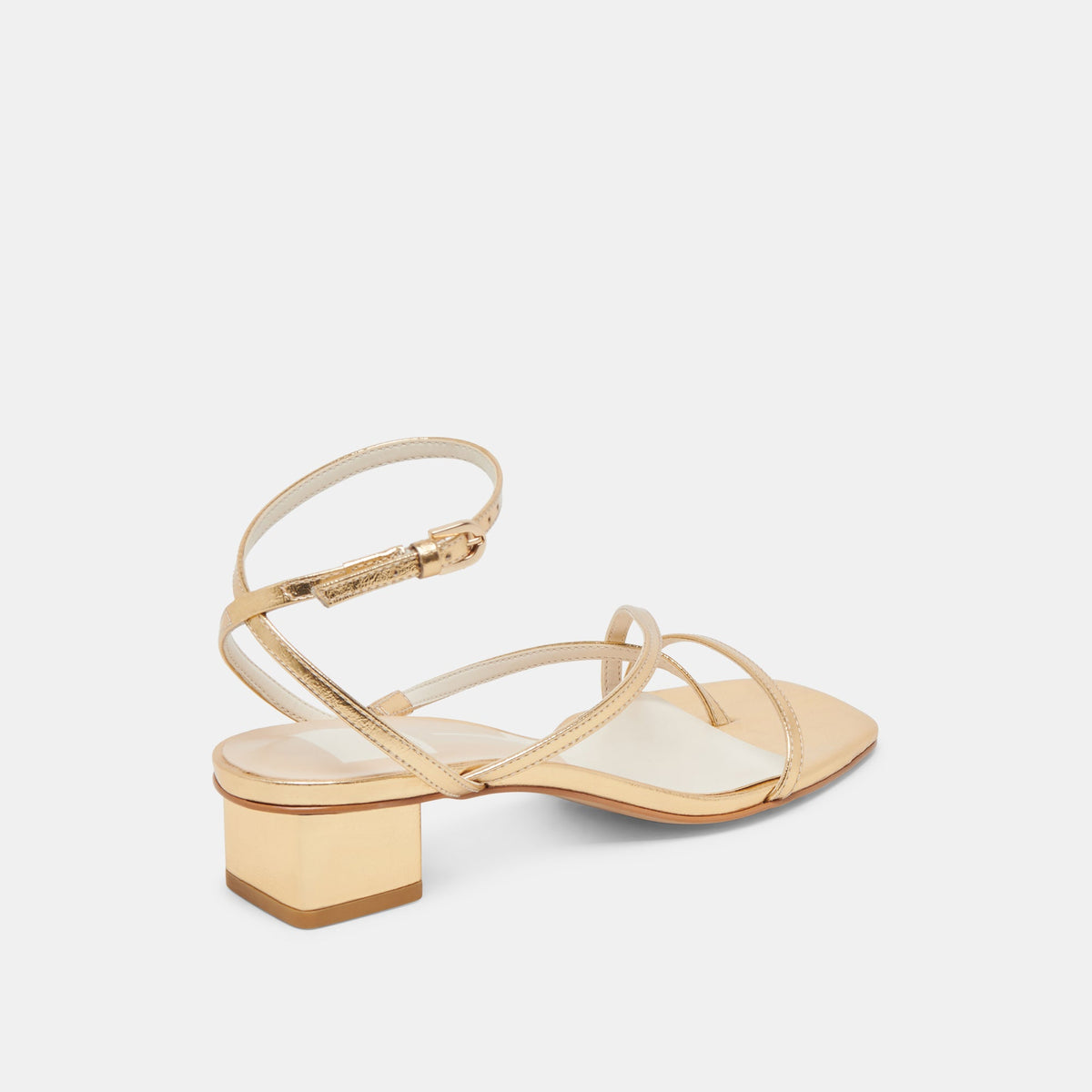Karlos Wide Gold Metallic Stella Sandals | Dolce Vita