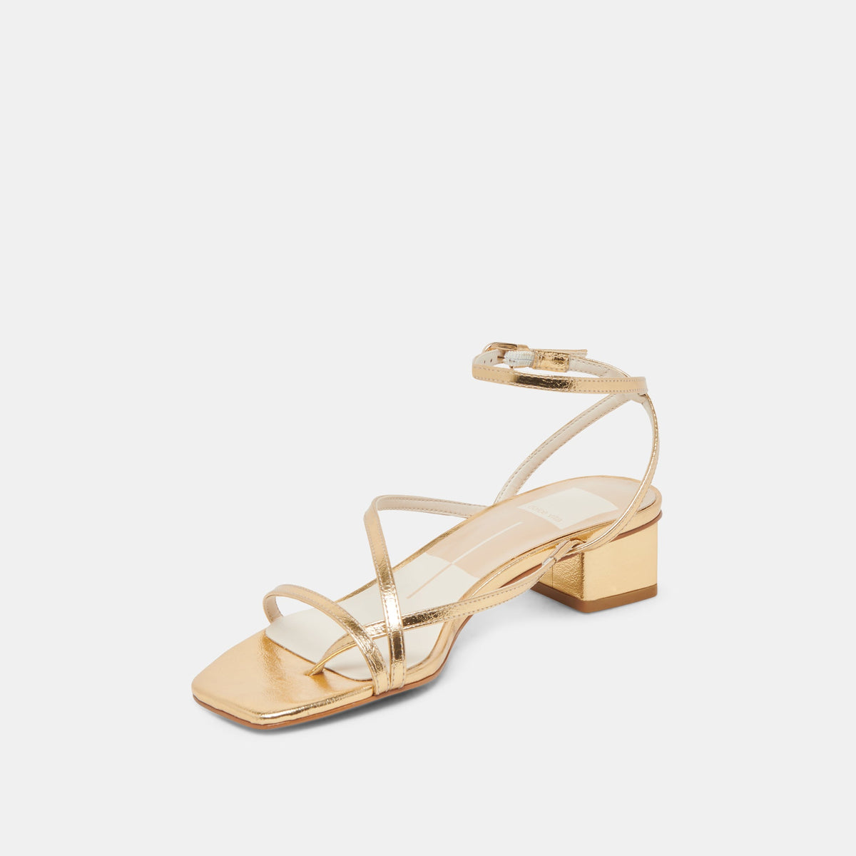 Karlos Wide Gold Metallic Stella Sandals | Dolce Vita
