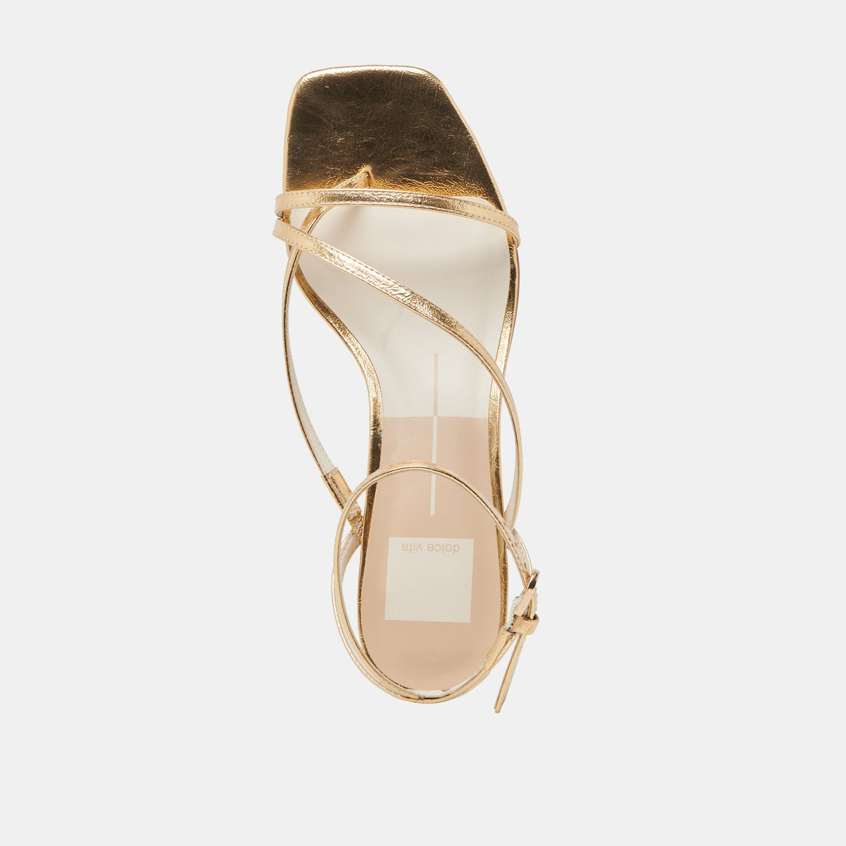 Karlos Wide Gold Metallic Stella Sandals | Dolce Vita