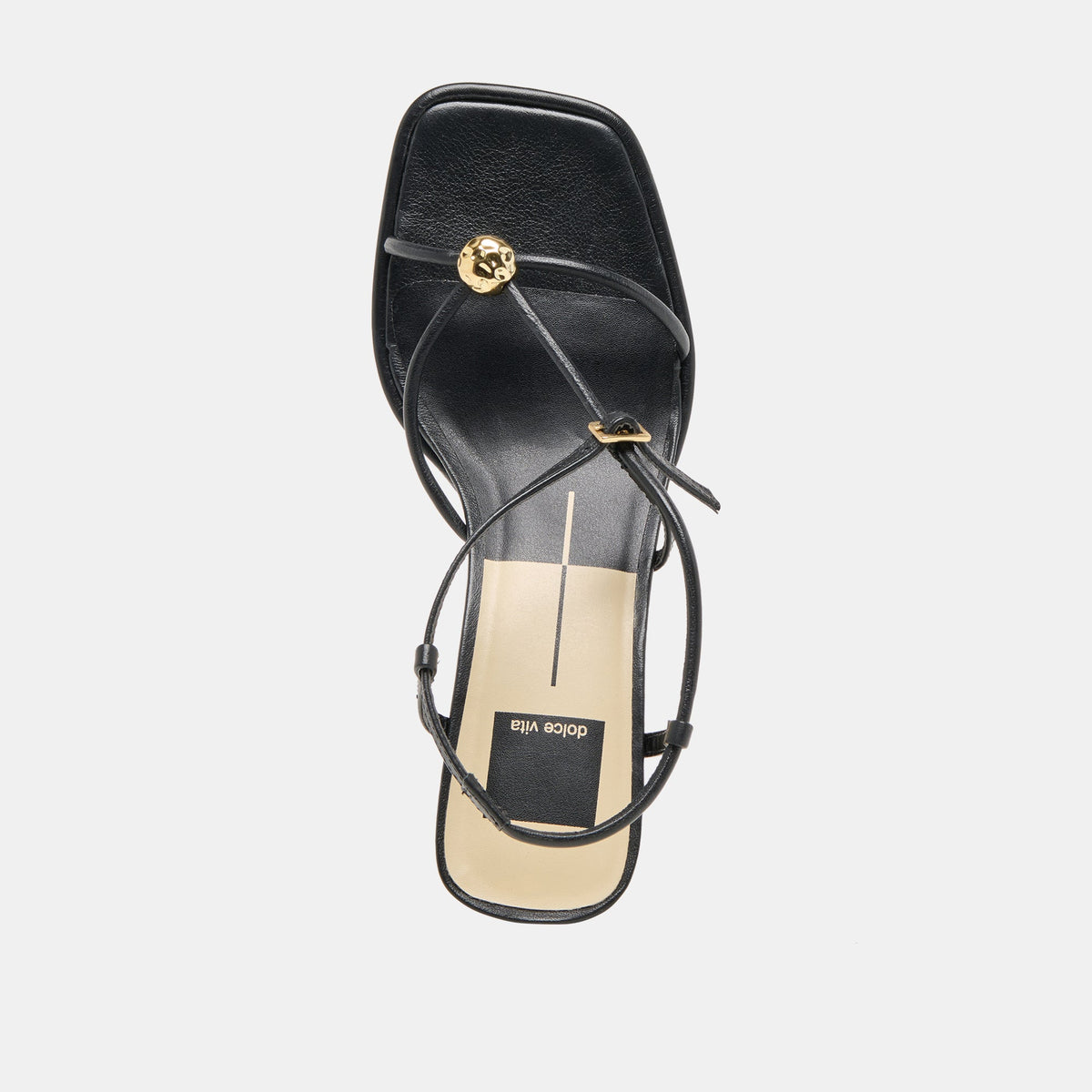 Mylee Black Leather Heels | Dolce Vita