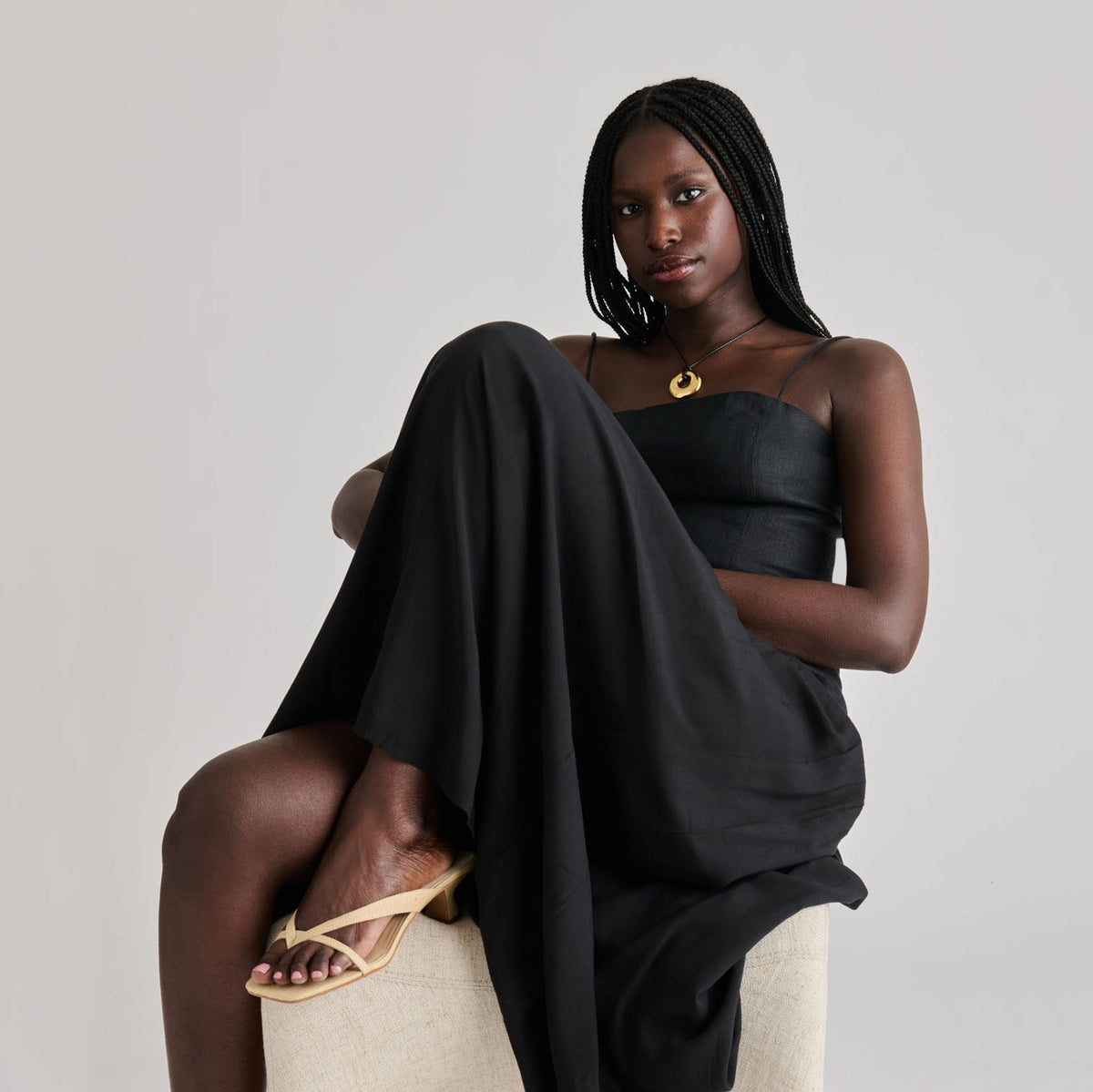 Brevel Natural Raffia Heels | Dolce Vita