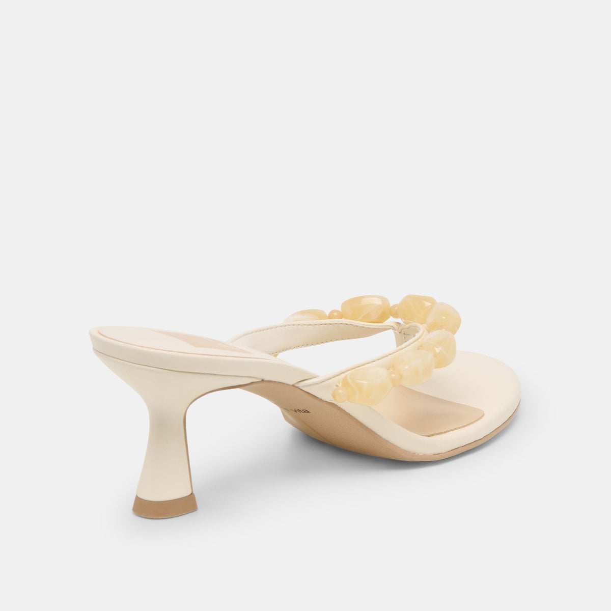 Daksie Off White Leather Heels | Dolce Vita