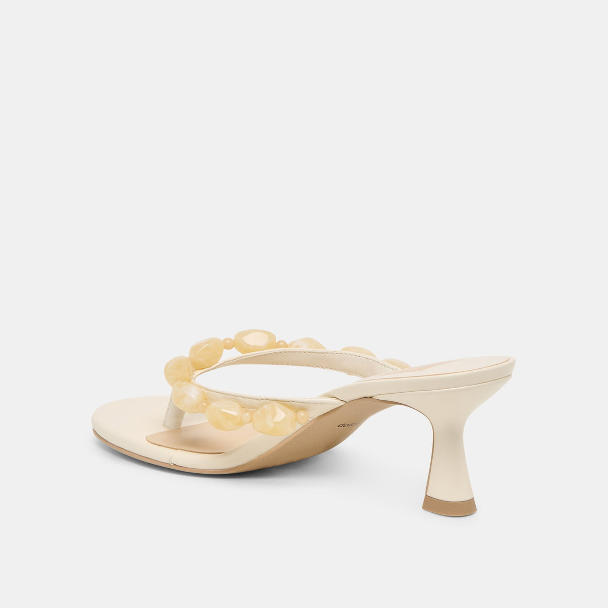 Daksie Off White Leather Heels | Dolce Vita