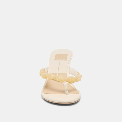 Daksie Off White Leather Heels | Dolce Vita