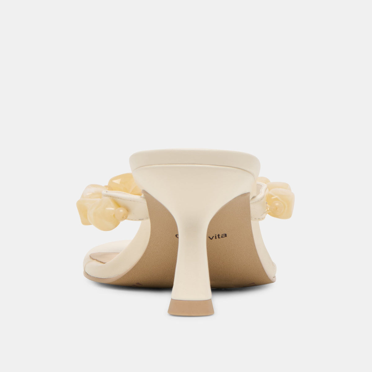 Daksie Off White Leather Heels | Dolce Vita