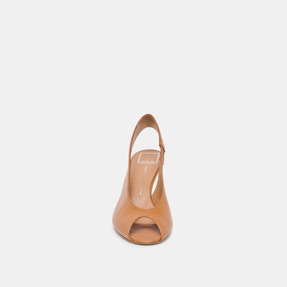 Madow Tan Leather Heels | Dolce Vita