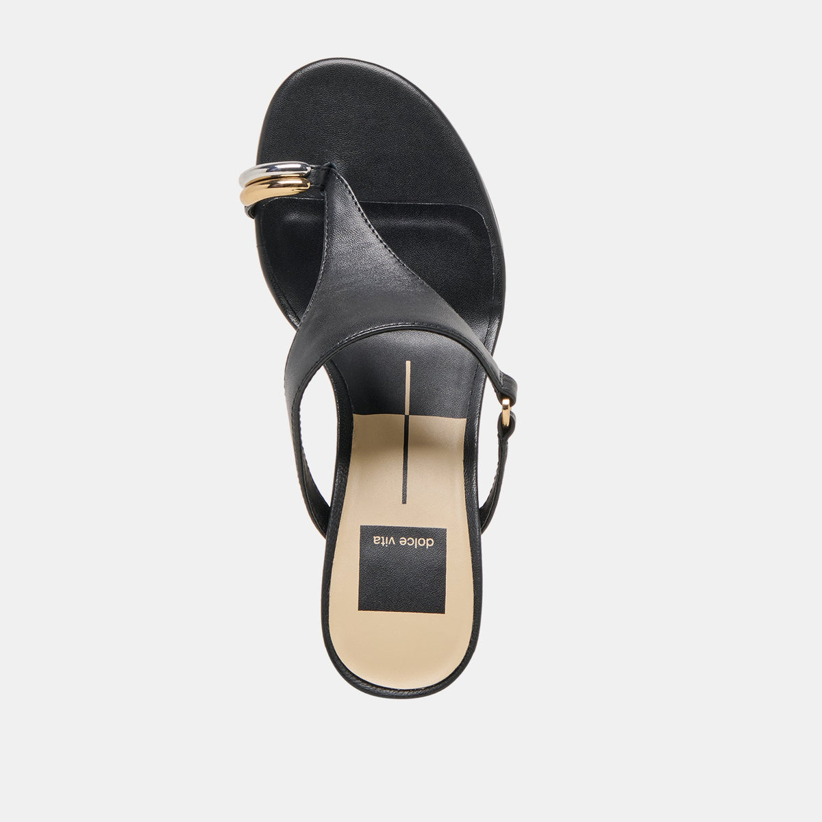 Derrel Black Leather Heels | Dolce Vita