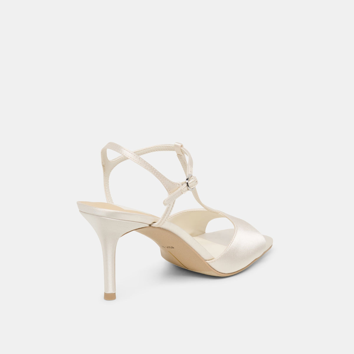 Hilery Off White Satin Heels | Dolce Vita