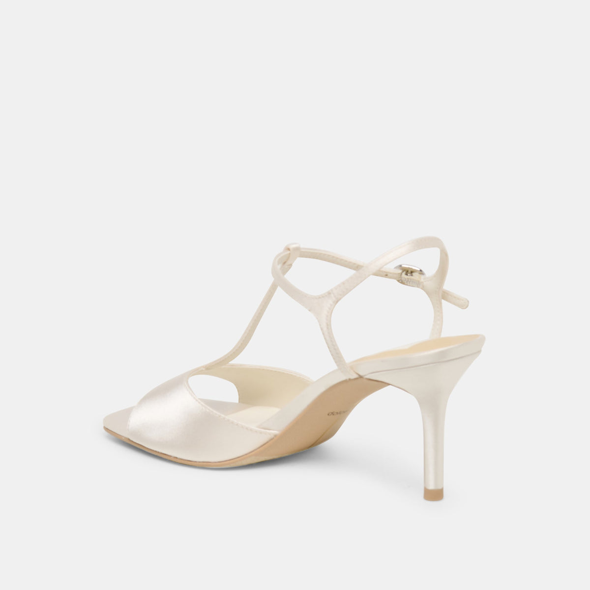 Hilery Off White Satin Heels | Dolce Vita
