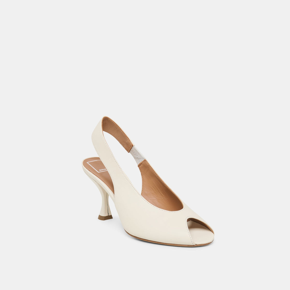 Madow Off White Leather Heels | Dolce Vita