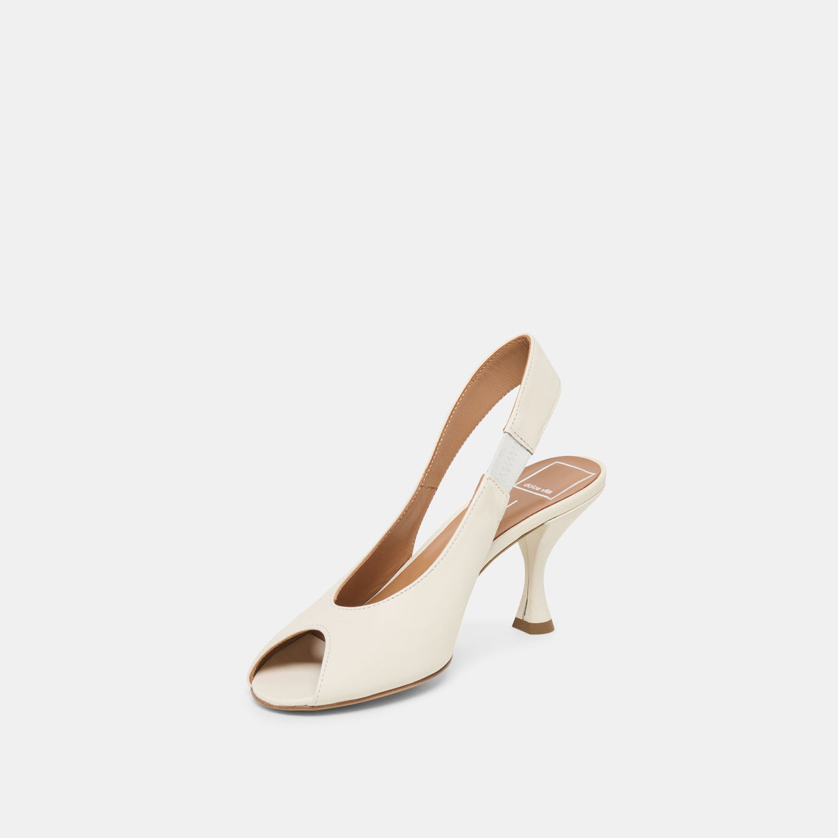 Madow Off White Leather Heels | Dolce Vita