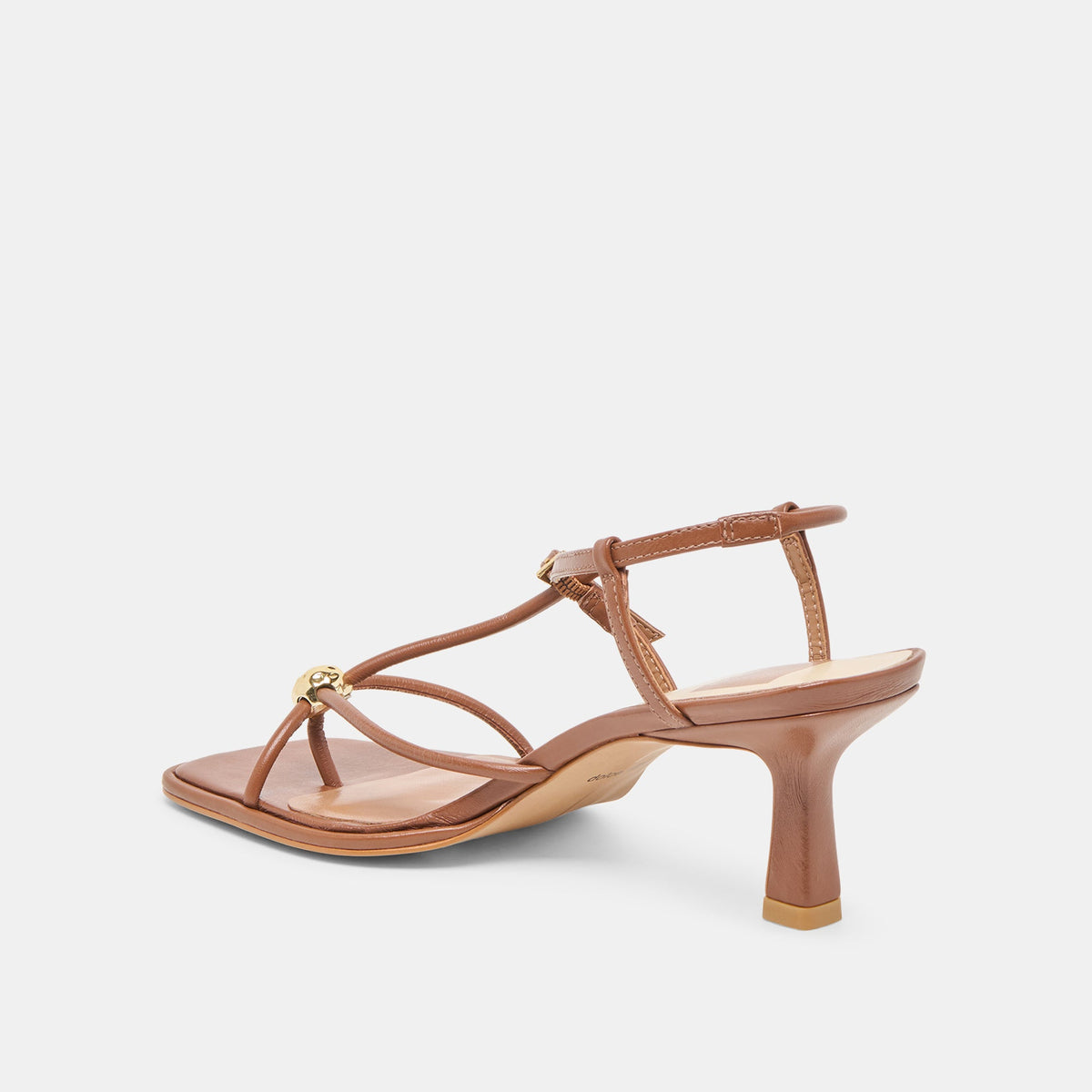 Mylee Cognac Leather Heels | Dolce Vita