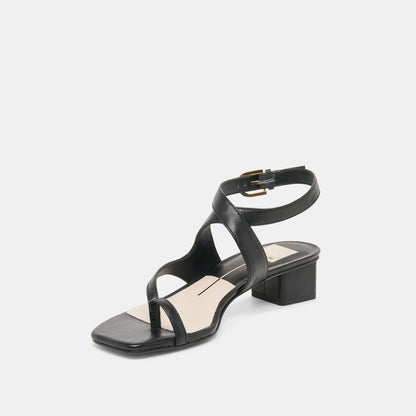 Kameo Black Leather Heels | Dolce Vita