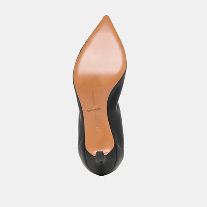 Celtin Black Leather Heels | Dolce Vita