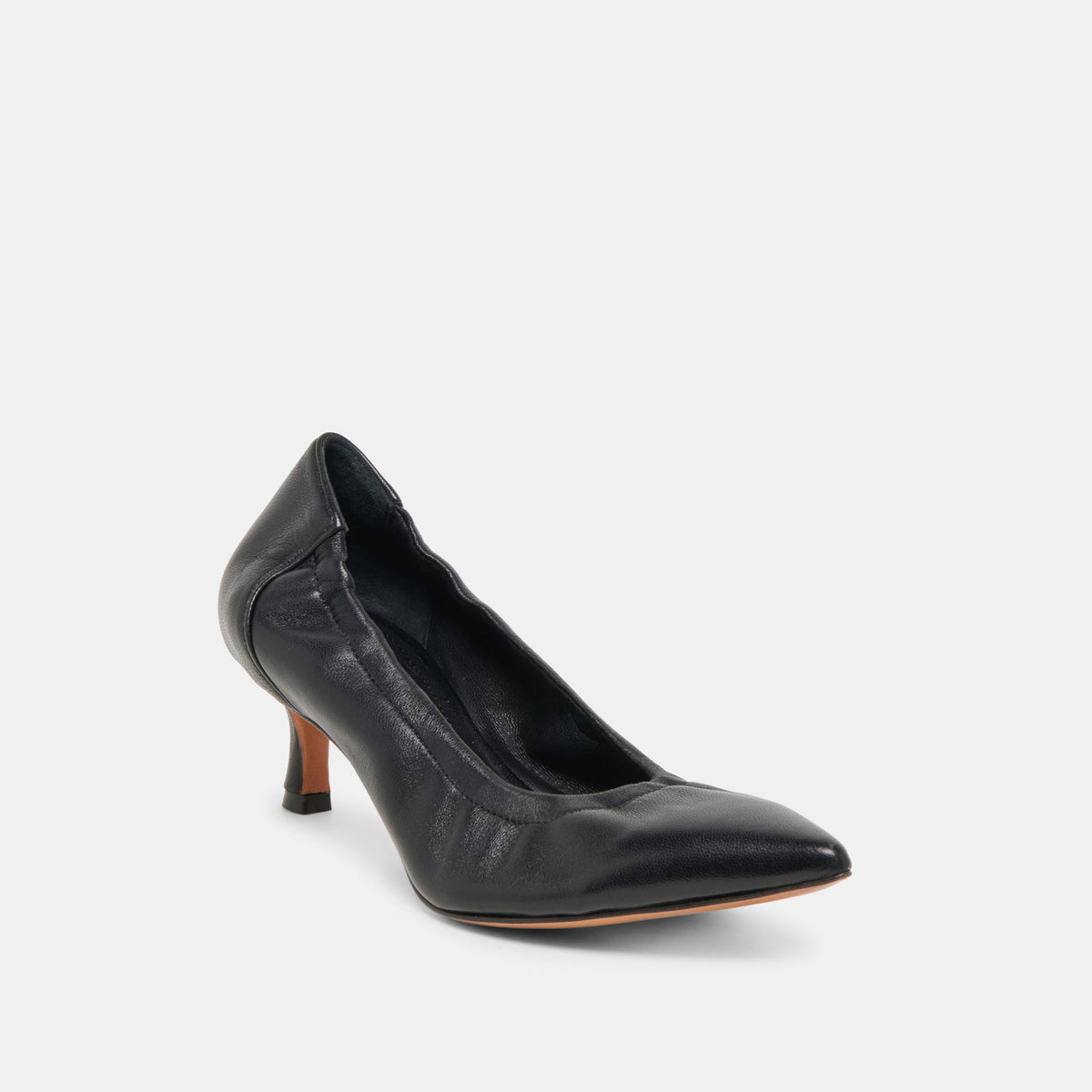 Celtin Black Leather Heels | Dolce Vita