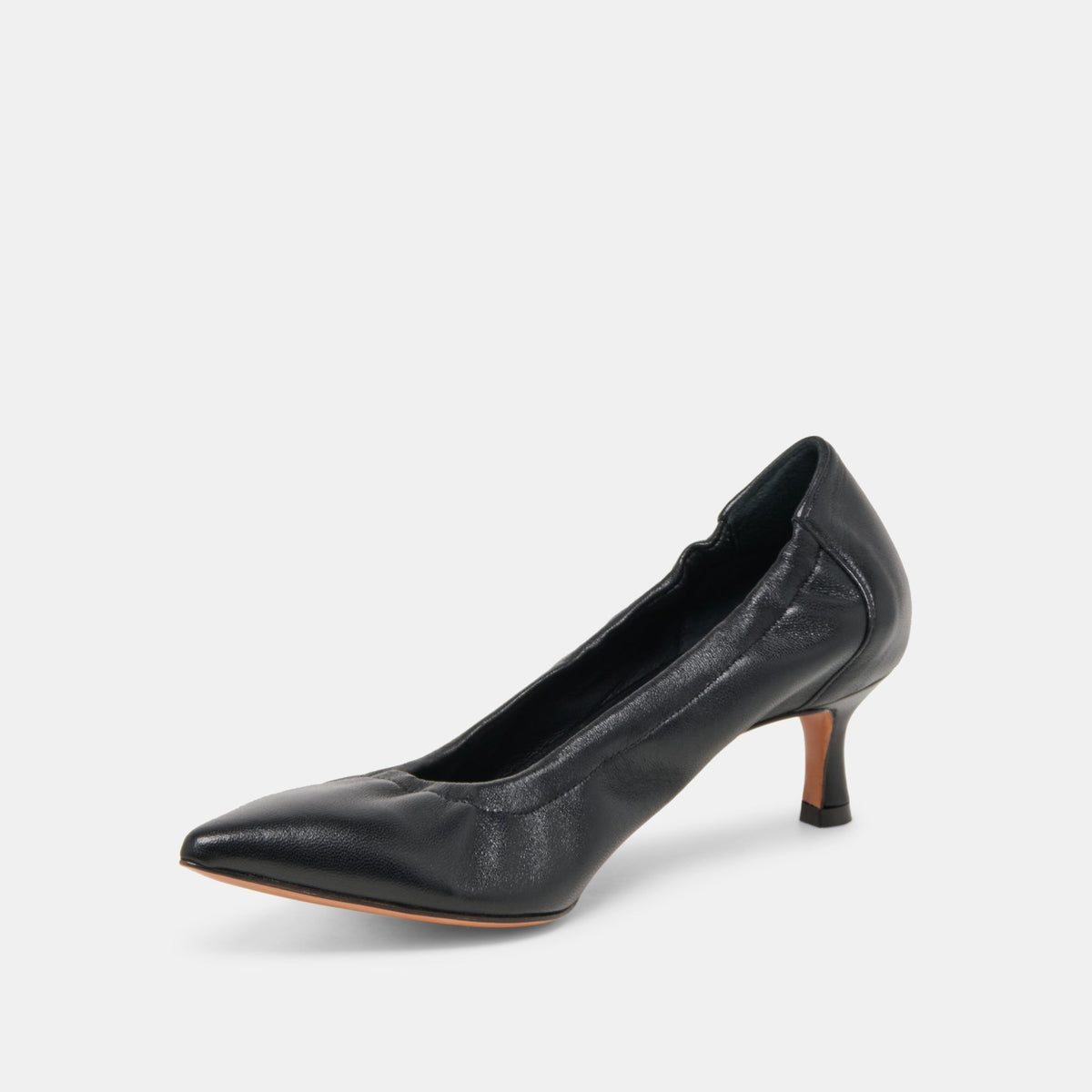 Celtin Black Leather Heels | Dolce Vita