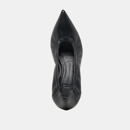 Celtin Black Leather Heels | Dolce Vita