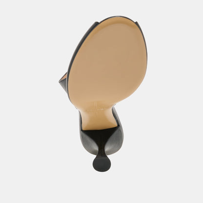 Madow Black Leather Heels | Dolce Vita