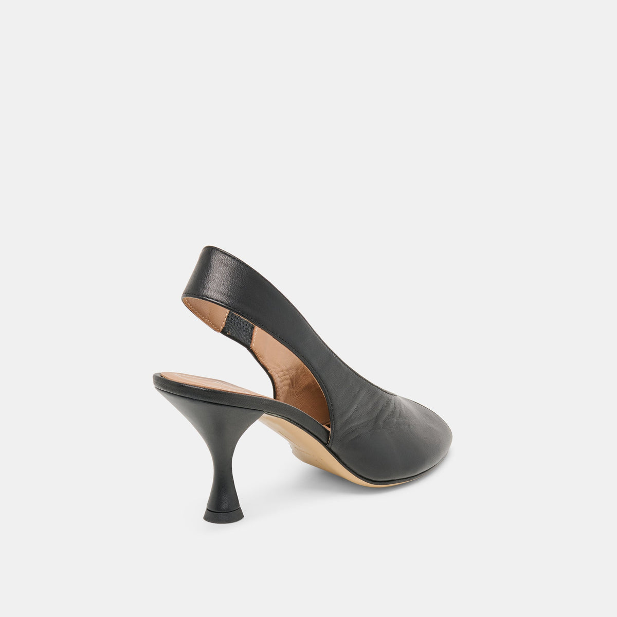 Madow Black Leather Heels | Dolce Vita