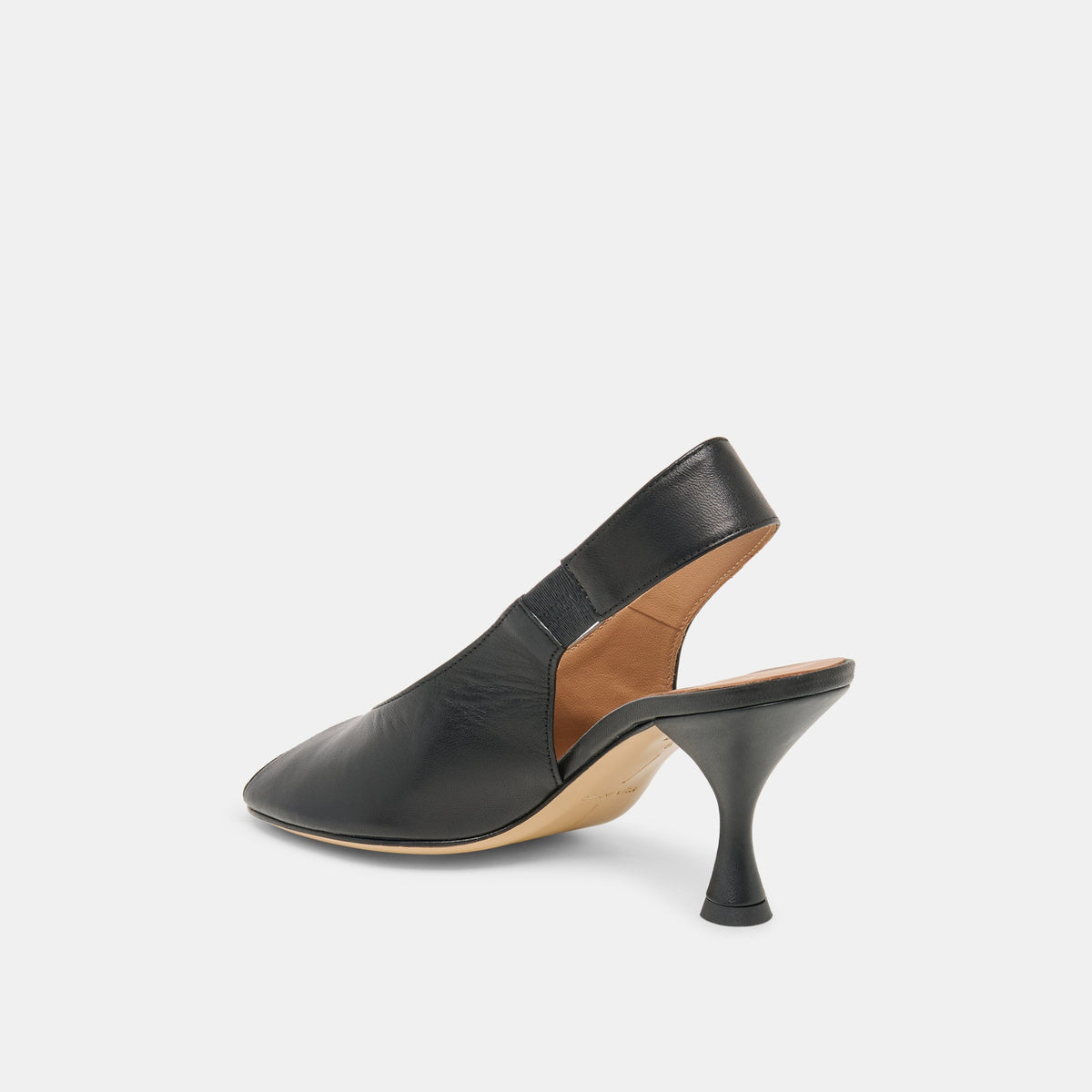 Madow Black Leather Heels | Dolce Vita