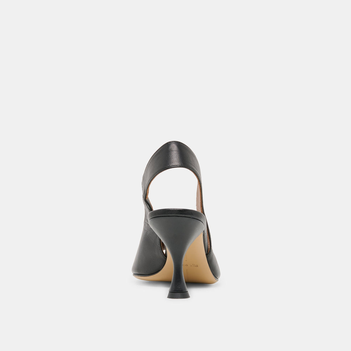 Madow Black Leather Heels | Dolce Vita