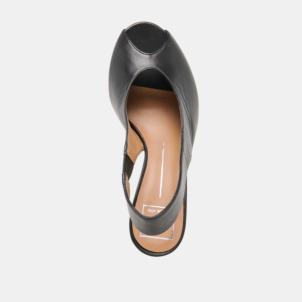Madow Black Leather Heels | Dolce Vita