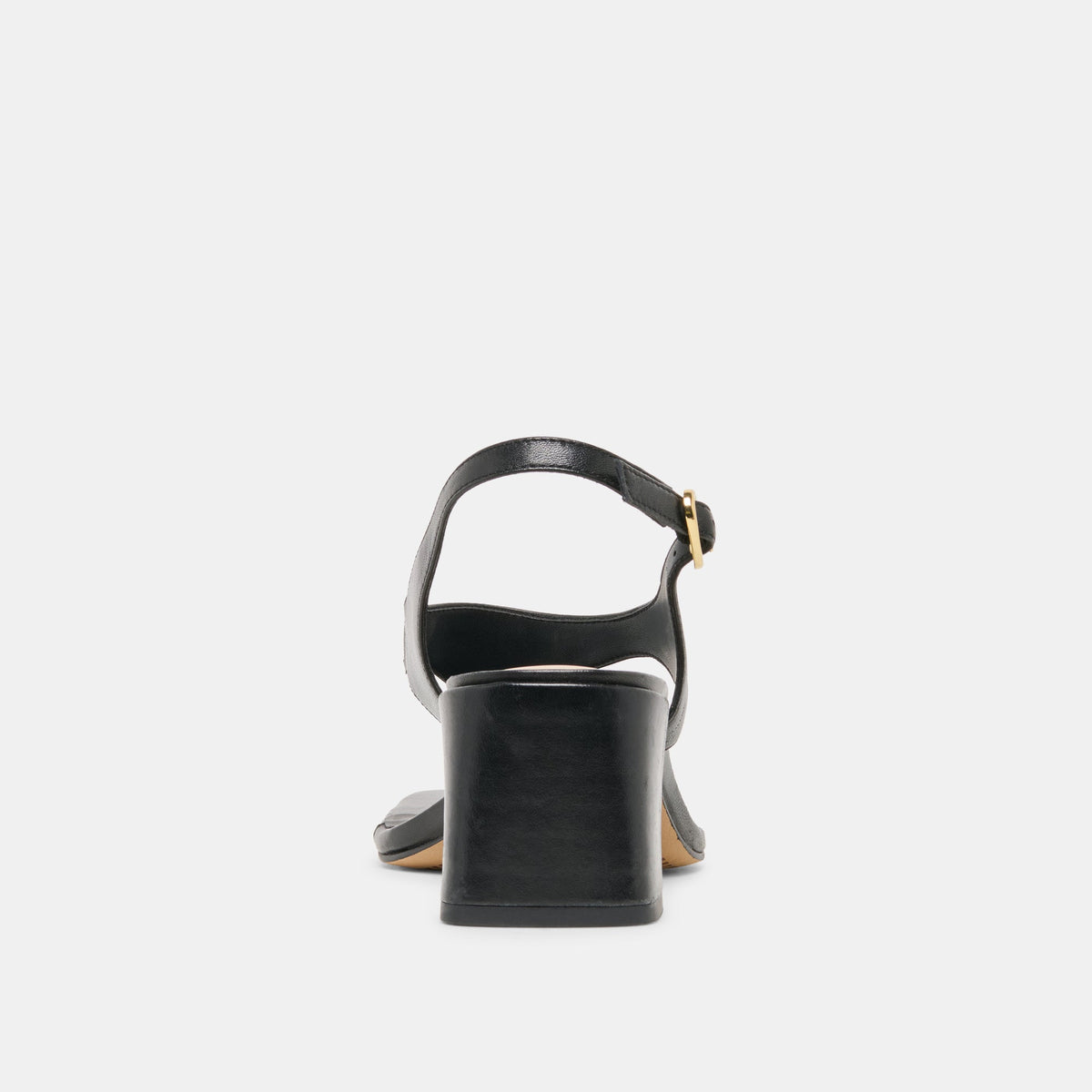 Yves Black Leather Heels | Dolce Vita