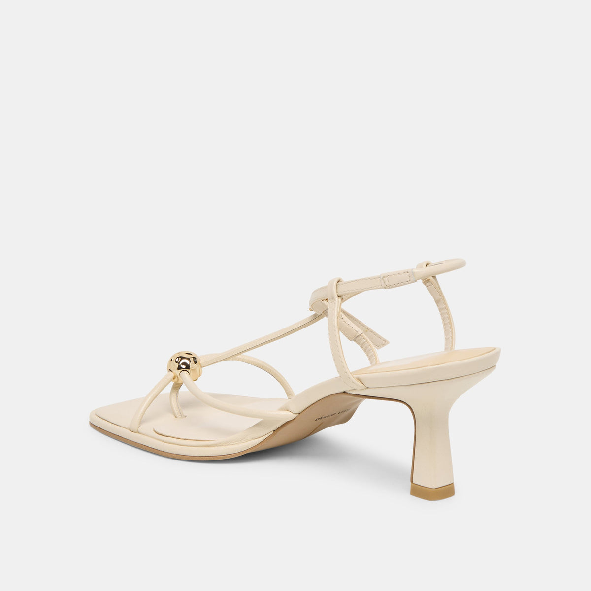 Manji Wide Creme Leather Heels | Dolce Vita